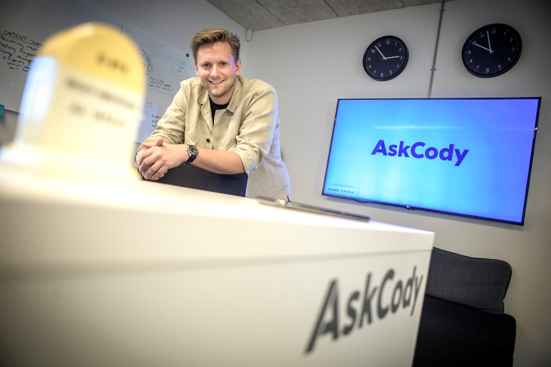Allan Mørch har en kandidat i datalogisk informatik fra Aalborg Universitet. Han grundlagde AskCody, mens han skrev sin kandidat. Foto: Martin Damgård