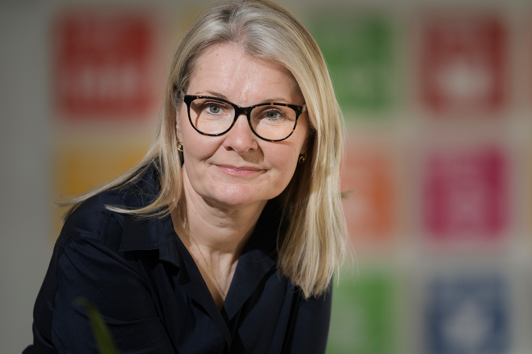 Rikke Christoffersen har i mere end tre år arbejdet som direktør på Aalborg Handelsskole. Før det var hun direktør ved Skanderborg-Odder Center for Uddannelse. Foto: Claus Søndberg.